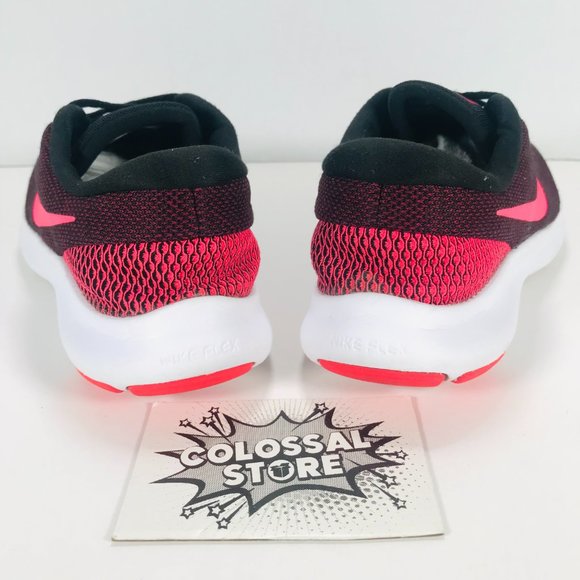 ❌SOLD❌ Nike Flex Experience RN 7 Running Shoes Black Pink Red - Picture 5 of 9